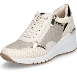 Marco Tozzi Wedge Sneaker Damen Weite E Beige/Gold 38