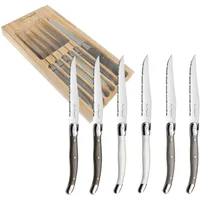 Lou Laguiole Tradition Steakmesser Set 6-tlg. Beige
