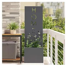 vidaXL Sichtschutz-Leinwand 50 x 140 cm Anthrazit