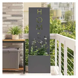 vidaXL Sichtschutz-Leinwand 50 x 140 cm Anthrazit
