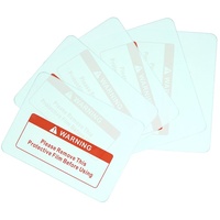 OriGlam 5 x transparente Schweißabdeckungslinse, klare Helmabdeckungslinse, schutz für Schweißhelm, Haubenmaske