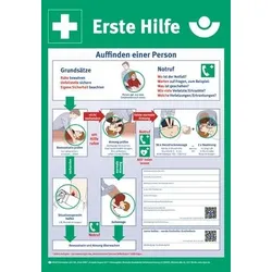 Erste-Hilfe-Plan n.DGUV Information 204-001 L410xB590mm Ku.