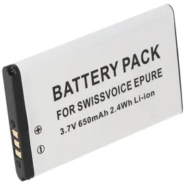 AccuCell Akku passend für Swisscom ePure, ePure fulleco DUO, 043048, 8V20405855,