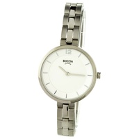 Boccia 3267-01 Damen-Armbanduhr, Metall-Armband