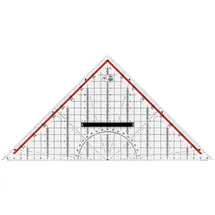 M+R Geodreieck 32,0 cm Rot/Weiß