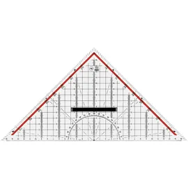 M+R Geodreieck 32,0 cm Rot/Weiß