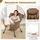 Costway Relaxsessel mit Hocker Polyester 0 x 0 x 0 cm Braun