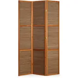 Homestyle4u Paravent Braun, Holz, 120x200x2 cm Wohnzimmer, Raumteiler | Paravents, Paravents