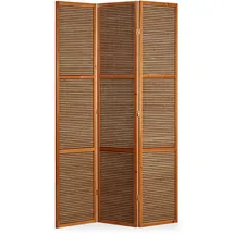Homestyle4u Paravent Braun, Holz, 120x200x2 cm Wohnzimmer, Raumteiler | Paravents, Paravents
