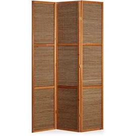 Homestyle4u Paravent Braun, Holz, 120x200x2 cm Wohnzimmer, Raumteiler | Paravents, Paravents