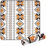 Heikoeco® Picknickdecke Wasserdicht 200X200, XXL Extra Groß Outdoor Gepolstert, Tragbar & Waschbar Picknickdecke Isoliert, Stranddecke, Strandmatte, Picnic Blanket für Camping, Park, Strand