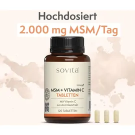 Sovita beauty MSM + Vitamin C Tabletten 120 St.