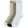 URBAN CLASSICS Metallic Effect Stripe Socken 3er Pack Schwarz 43-46