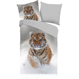 Good Morning Snow Tiger 155 x 220 cm + 80 x 80 cm