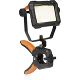 LED Baustrahler mit Klemme, 360 Grad drehbar, IP65, 2100 lm, Tageslichtweiß