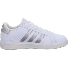 adidas Grand Court Lifestyle Tennis Lace-Up Kids Cloud White / Matte Silver / Matte Silver 35