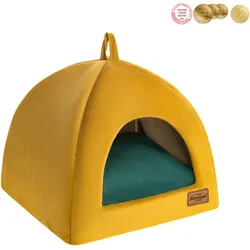 RECOBED Hundekiste Welurove Honig S 40x40cm