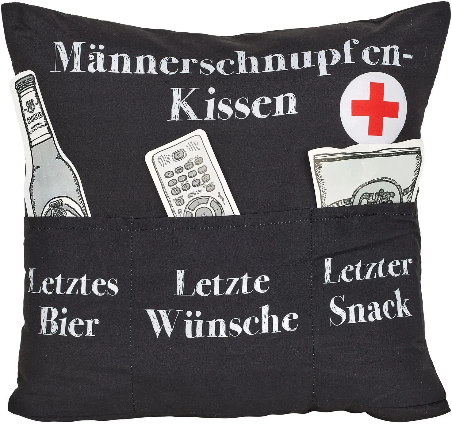 Sofahelden Kissen - Männerschnupfen