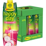 Happy Day Rauch Happy Day Drachenfrucht| mysteriöser Name, mysteriöses Aussehen | einzigartiger Geschmack | unvergesslicher Genuss |6x 1l Tetra Prisma