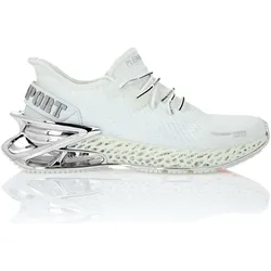 Sneaker PLEIN SPORT "Thunder Force Genx", Gr. 39, 0191, weiß, nickel, Schuhe