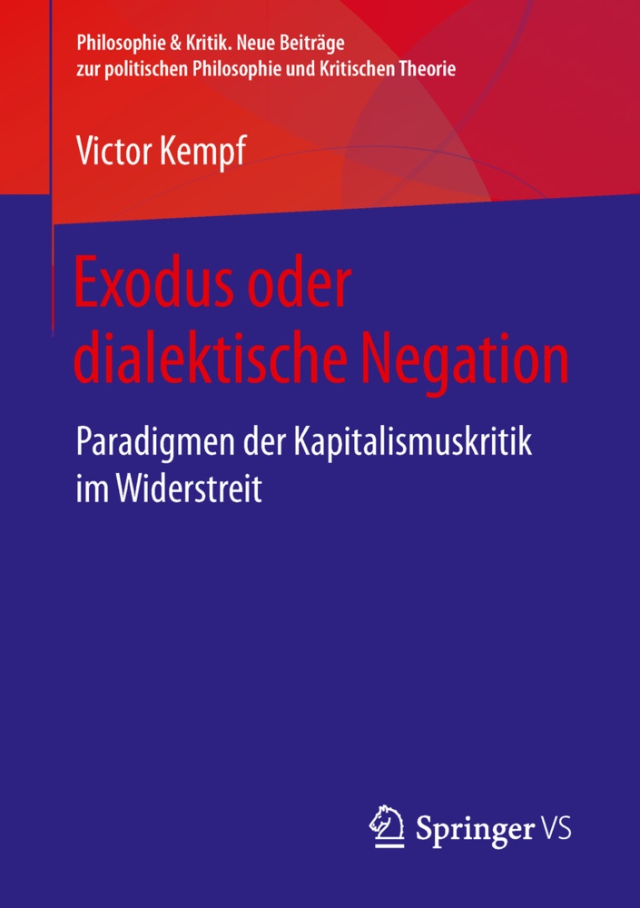 Exodus Oder Dialektische Negation - Victor Kempf  Kartoniert (TB)