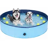 TK Gruppe Hundepool Hundepool Ø 80 cm – Hundeplanschbecken & Hundebadewanne für Hunde, (1-tlg)
