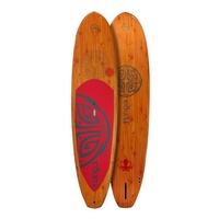 Runga-Boards SUP-Board ROTA RED Hard Board Stand Up Paddling SUP, Allrounder, (9.6, Inkl. coiled leash & 3-tlg. Finnen-Set) 9.6