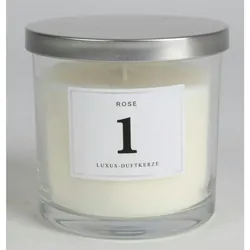 12x BURI Duftkerze Rose Deckel Raumdüfte Innendekoration Glas Aroma Licht Frisch