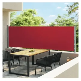 vidaXL Seitenmarkise Ausziehbar 140x600 cm Rot