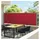 vidaXL Seitenmarkise Ausziehbar 140x600 cm Rot