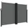 furnicato Seitenmarkise 160 x 600 cm Anthrazit Polyester