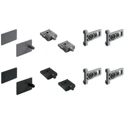 Büroschr.zargen-Verbindungs-/Funktionselemente, SysTech 9208973, aluminiumoptik