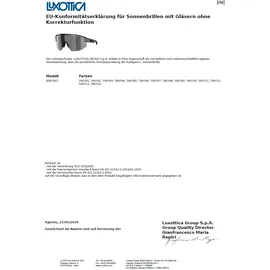 Bliz Matrix Small Nordic Light Sportbrille (Größe One Size, schwarz)