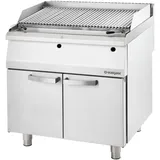 Stalgast Lavastein-Grill mit S-Rost für Fisch und Meeresfrüchte, Serie 700 ND, 400 mm