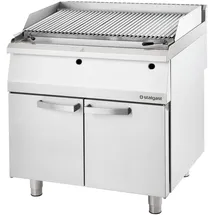 Stalgast Lavastein-Grill mit S-Rost für Fisch und Meeresfrüchte, Serie 700 ND, 400 mm