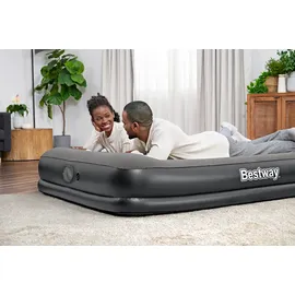 BESTWAY TriTech Doppelluftbett mit USB-Elektropumpe 203 x 152 x 36 cm,