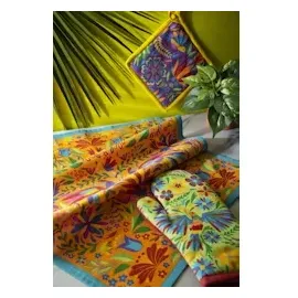 Excelsa Mexican Flower Topflappen, 20 x 20 cm, Futter 100% Baumwolle, Füllung aus Polyester