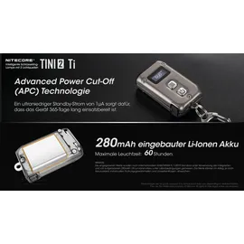 Nitecore TINI 2 Titanium