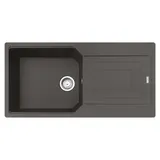 Franke Urban UBG 611-100 links Einbauspüle schiefergrau Handbetätigung 1000 x 500 mm