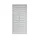 Andrewex Sichtschutzzaun Element Faro 180 x 90 cm grau lackiert