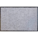 oKu-Tex Eco-Clean Schmutzfangmatte, Fußmatte, Läufer, rutschfest & waschbar, recycelt, für innen, silbergrau, hellgrau, silber, 90 x 120 cm