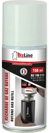 1St. Bizline BIZ 700213 Butangas-Nachfüllflasche 150 ml