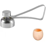 Eierköpfer Edelstahl,Eieröffner für Rohe und Gekochte Eier,Eierschalenöffner,Sollbruchstellenverursacher Ei öffner,Eierschäler,Egg Shell Opener,Eiersollbruchstellenverursacher,Eier öffner Testsieger