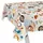 ANRO Wachstuchtischdecke abwaschbar Coffee Time 120 x 140 cm Braun