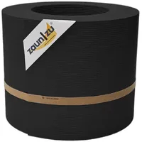 Zaunzu® zaun|zu® Sichtschutz Rille PP für Doppelstabmatten zaun Schwarz
