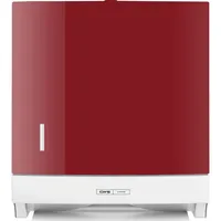 CWS Frontblende für Faltpapierspender, X631022 , Farbe: Basic Rot