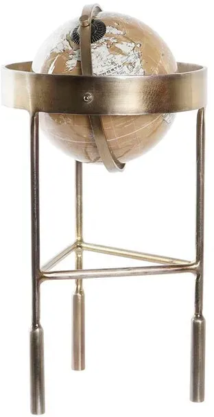 Terraqueo-Globus DKD Home Decor Gold Bronze 23 x 22 x 43 cm