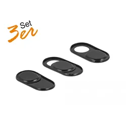 Delock Webcam-Abdeckung für Handy, Tablet, 3er Set