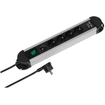 Vivanco Steckdosenleiste 1,60 m Schwarz 4 St.