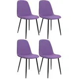 furnicato Esszimmerstuhl Maryam 88x45x54 cm lila (1 St) lila